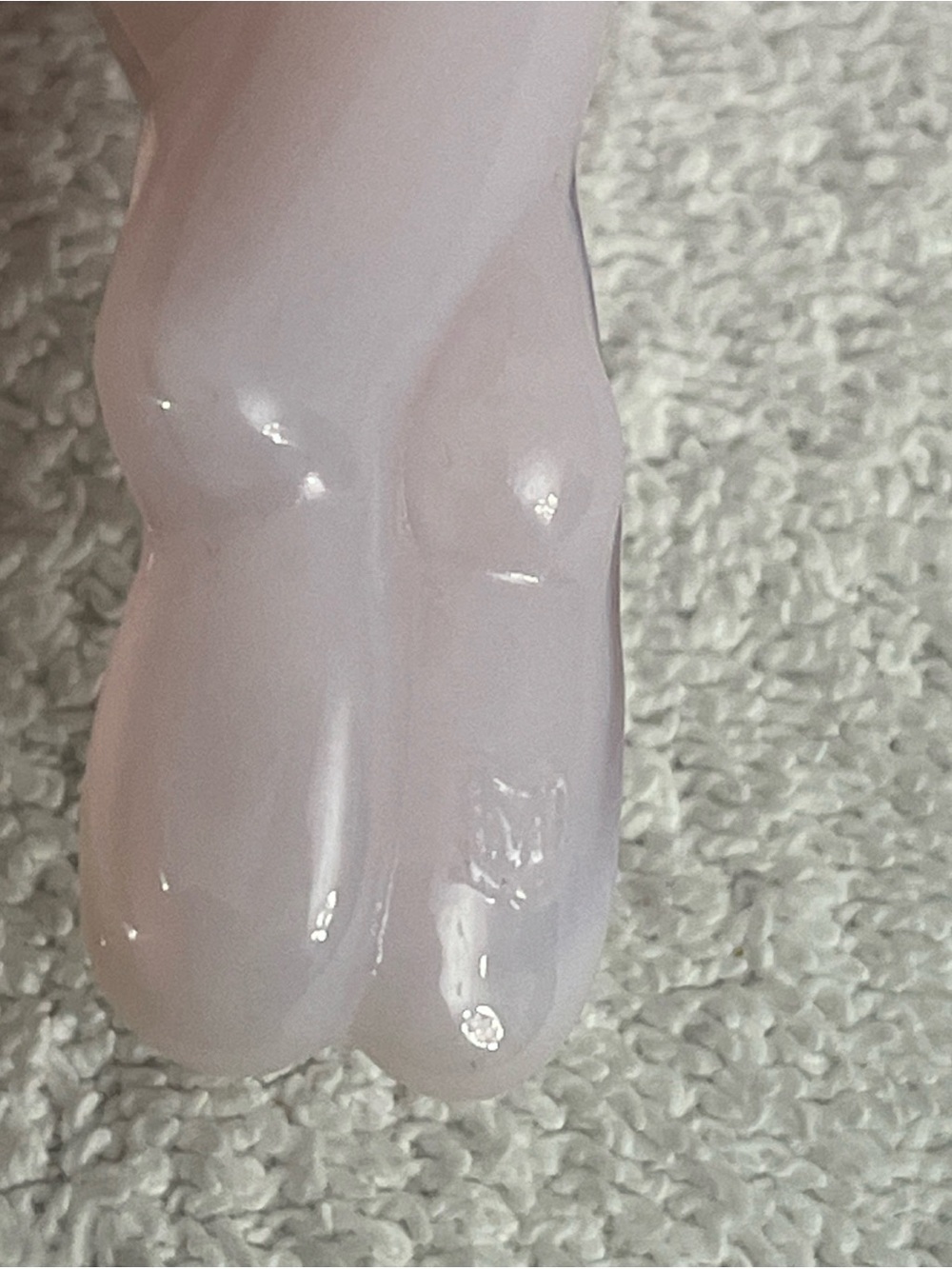 Mosser Glass Pink Crown Tuscan Bathing Beauty Nude Lady Soap Dish Bowl USA - Picture 9 of 12